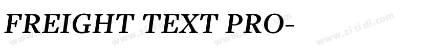 FREIGHT TEXT PRO字体转换 FREIGHT TEXT PRO字体转换